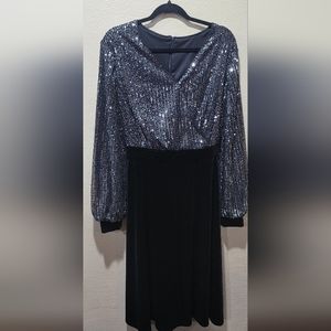 Flashy woman's dress